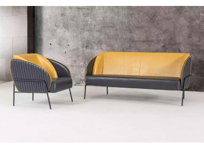 Modern Luxury Sofa Set Two-seater Armchair Study room Design Furniture 2+1