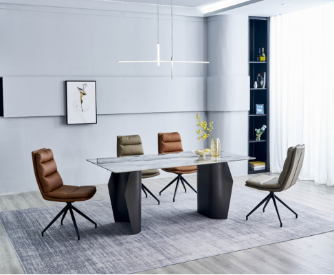 Dining room set dining table 6x chairs upholstered chairs designer luxury furniture
