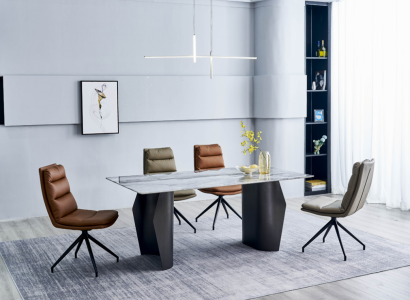 Dining room set dining table 6x chairs upholstered chairs designer luxury furniture