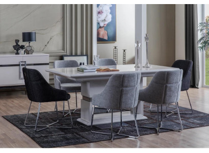 Exclusive Dining room Set Consists of 7 pieces. Dining table and 6x chairs new