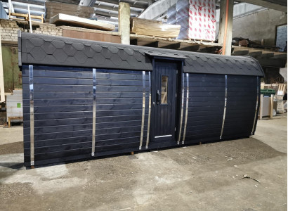 Wooden sauna outdoor sauna Wood Pine wood sauna house panorama room 590x230x260