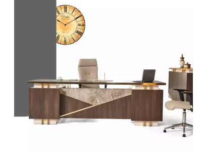 Corner desk luxury stainless steel furniture Study room Office Desk new