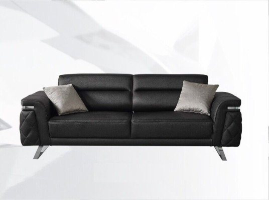 Modern three seater fabric sofa sofa 3 seater upholstered sofa black design