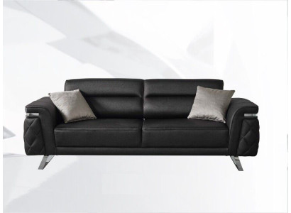 Modern three seater fabric sofa sofa 3 seater upholstered sofa black design