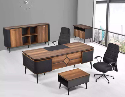 Wood Desk Study Office Furniture Designer Furniture 220x90 Table