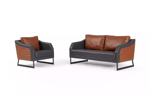 Sofa 2 Seater Modern Luxury Design Study room Upholstered Sofa new