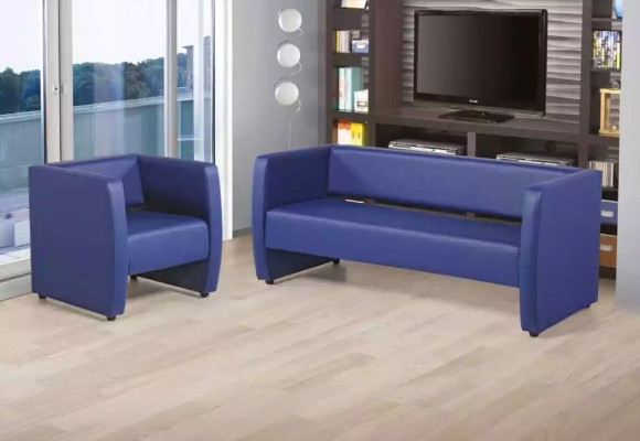 Sofa 2 Seater Luxury Couch Study room Office Furnishings Textile Furniture