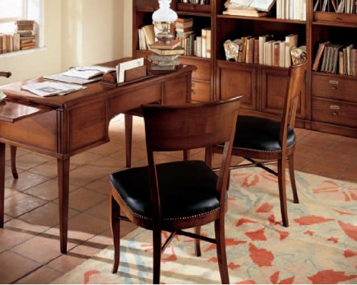 Dining room Chairs Luxury Armchair Chair Wood Brown Chairs Living room Furniture Recliner Chair