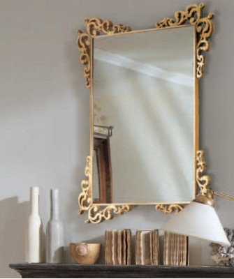 Luxury Mirror Gold Modern Design White Mirror Furniture Bizzotto new Mirror