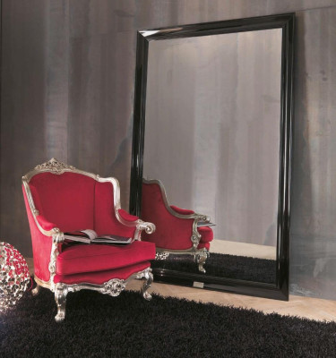 Classic r Wall mirror Design Real Wood Frame XXL 138x218 Mirror Model 282