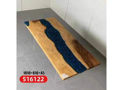 Dining table River Table Real Wood River Table Solid Epoxy resin Tables 181x81 new