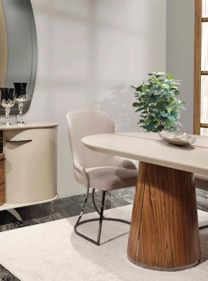 Luxury Dining room Set Dining table 6x Chairs Designer Furniture 7 pcs Dining set Suite