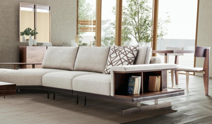 Fabric Sofa Corner sofa L-shape Sofa Fabric Sofas Gray Modern Furniture Couches