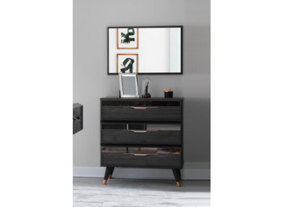 Modern Chest of drawers with Mirror Luxury Moder design Bedroom Wood Set 2pcs Modern Chest of drawers with Mirror Luxury Moder design Bedroom Wood Set 2pcs