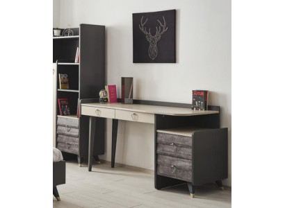 Modern Luxurious Gray Wood Desk Bedroom Furniture Stylish new