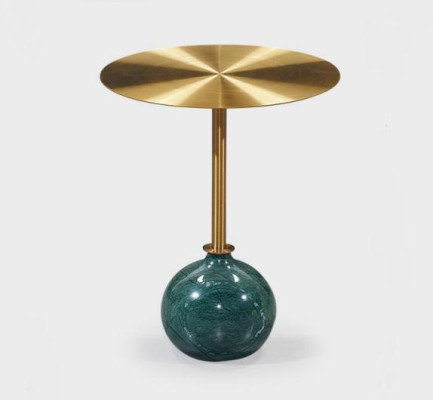 Round Gold Side table Coffee table Bedroom Chest of drawers Tables Console