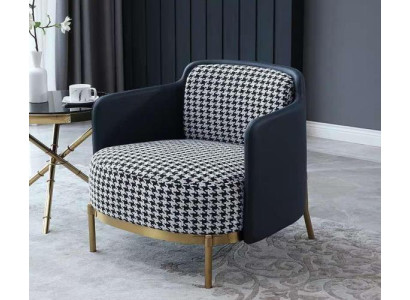 Stylish multicolored armchair modern armchair television couch textile armchair