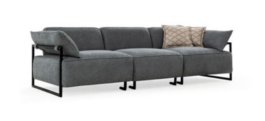 Living room Textile Sofa 3 Seater Luxury Furniture Seat Design Couch Lounge new