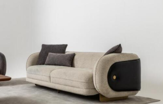 Living room Textile Sofa 3 Seater Luxury Furniture Seat Design Couch Lounge new
