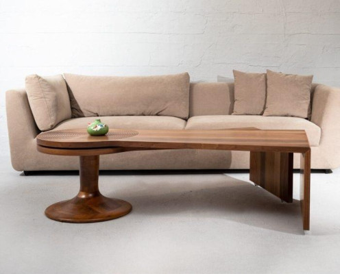 Sliding coffee table for living room modern novelty made from high quality material