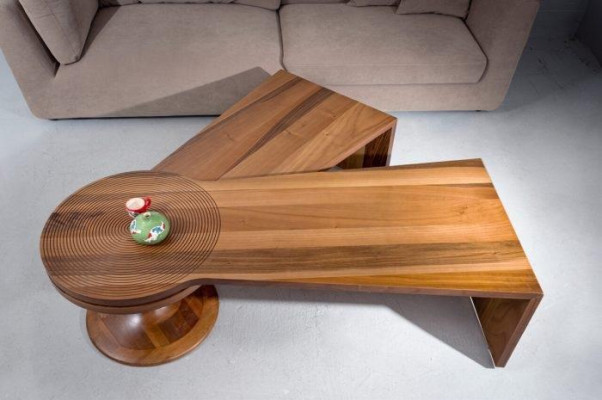 Sliding coffee table for living room modern novelty made from high quality material