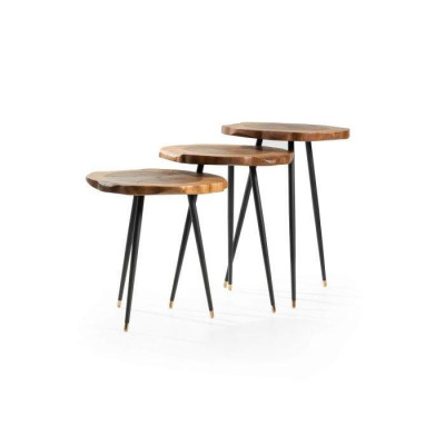 Round Side table set Living room Luxury Tables Living room Coffee tables