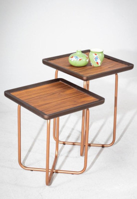 Modern Living room Side tables 2x Coffee tables Wooden tables Luxury Furniture