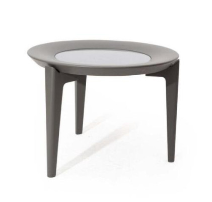 Gray Side table Living room Luxury Coffee table Oval side table