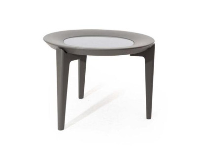 Gray Side table Living room Luxury Coffee table Oval side table