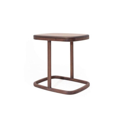 Dark brown side table Living room Wood side table Coffee table