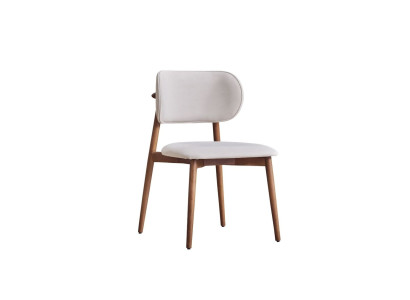 White textile chair designer single seater stylish dining chairs chairs