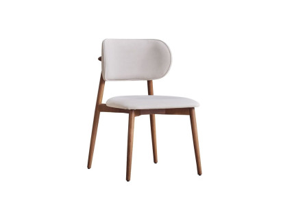White textile chair designer single seater stylish dining chairs chairs