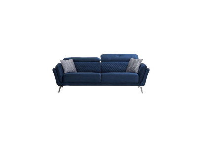 Blue's Textile Sofa Modern Living room Three Seater Luxury 3-Seater Couch