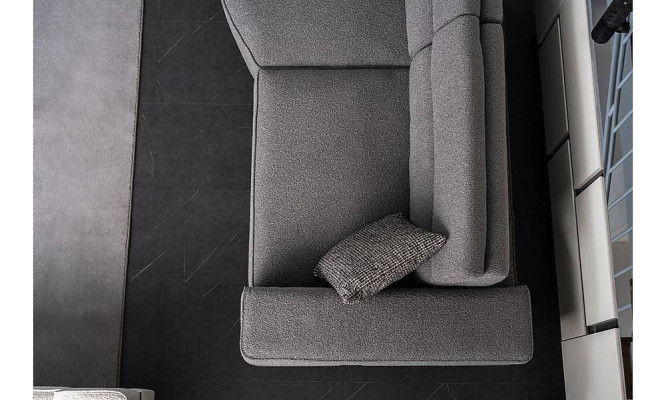 Modern Gray Upholstery Three Seater Comfort able Living room Couch 3-Seater