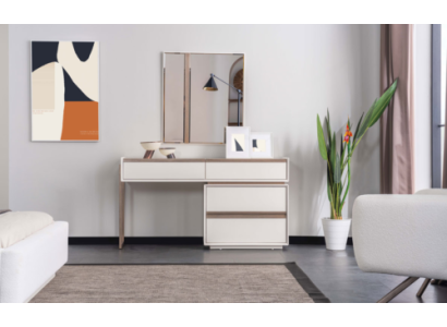 White Dressing table Designer Cosmetic Table Bedroom Robust Table