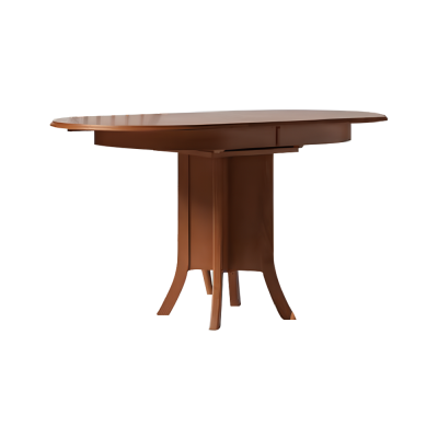 Suite Dining set Wood Dining room Dining table Chairs 5pcs Brown Dining area