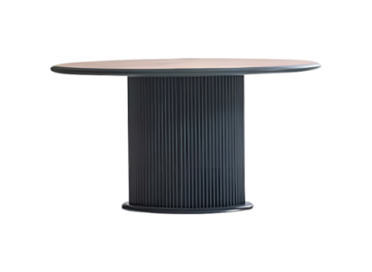 Wooden table Dining room table Dining table 140 cm Table Wood Gray Dining room
