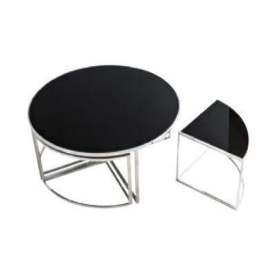 Black Complete e Coffee tables Tables Side tables Sofa tables 5 pieces