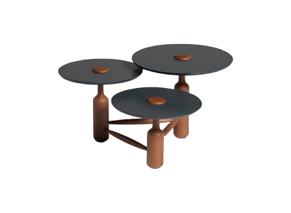 Complete e Coffee table Coffee table Sofa table Side table Wood Brown