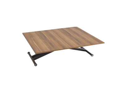 Dining table Coffee table Extendable Table Wood Brown Coffee table 120 cm