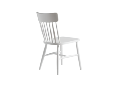 White wooden chair Dining room chair Kitchen chair Wood Classic Chair