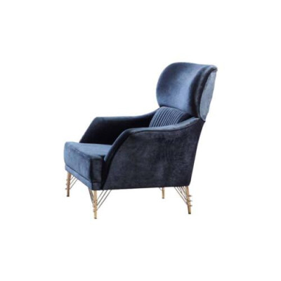 Blue e Armchair Suite Designer Armchair Living room Luxury Furniture 2-piece