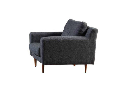Gray living room upholstered armchair designer single-seater luxury 1-seater 2-piece