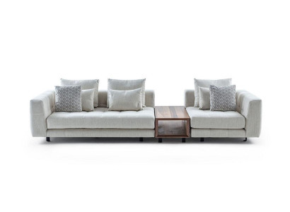 White Four Seater Modern Upholstered Sofas Living room Designer Couch new