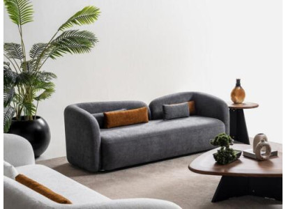 Living room Sofa 3 Seater Designer Couch Upholstery Sofas Fabric Textile new