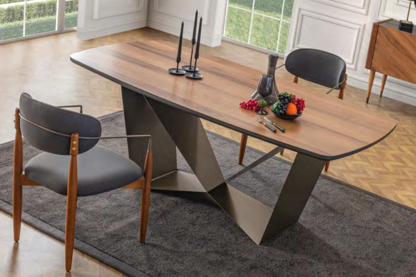 exclusive s Dining room set stylish dining table 4x textile chairs 5 pieces new