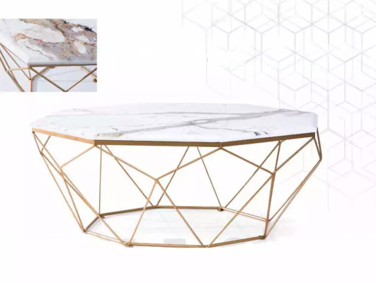 Coffee table Furniture Table hGold Luxury new Modern Living room Design Metal