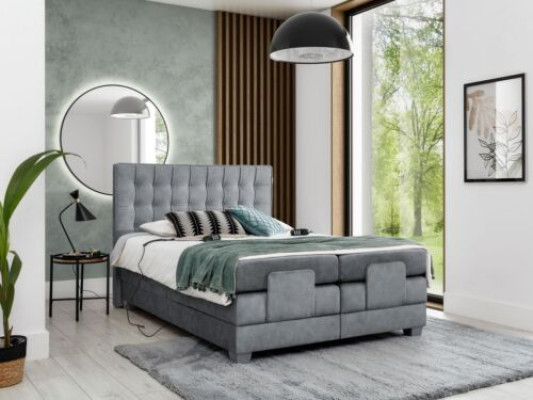Modern Bed Gray Double bed 160x200cm Bedroom Design Modern Furnishings