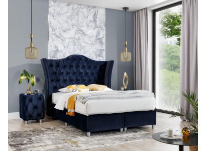 Set Bedroom Bed 2x Bedside tables 3pcs.Luxury Furnishings Complete Design