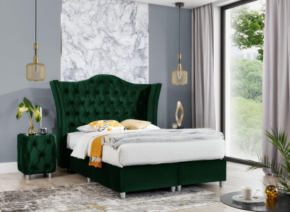 Bedroom Bed Bedside tables Complete Set Design Furnishings Luxury Furniture